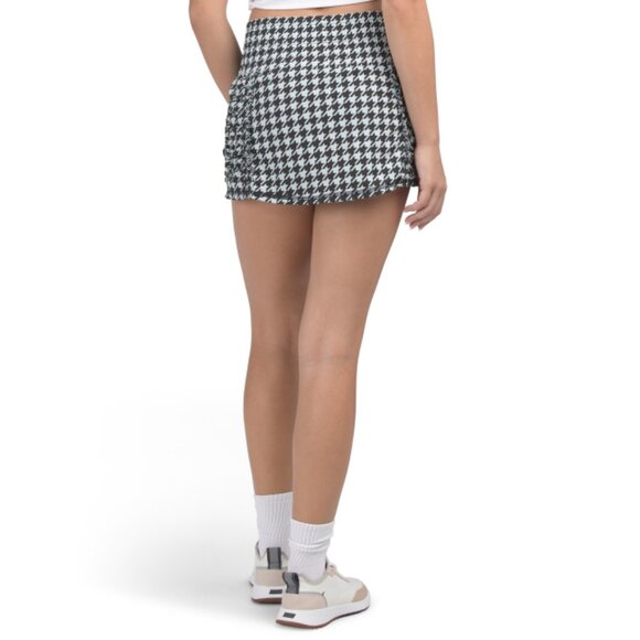 THE BUBBLE Black/white Upf Protection Prince Houndstooth Skort - Picture 2 of 2